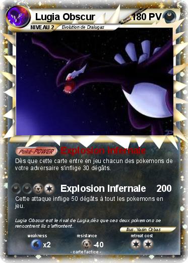 Pokemon Lugia Obscur