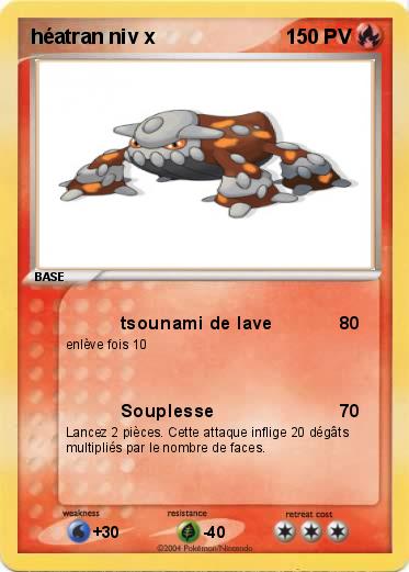 Pokemon héatran niv x