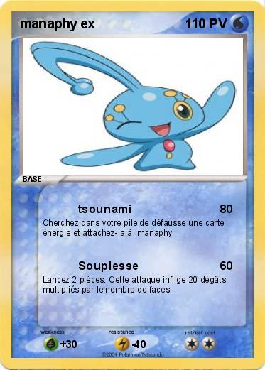 Pokemon manaphy ex