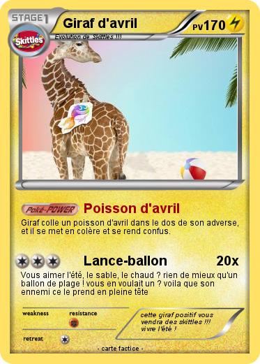 Pokemon Giraf d'avril