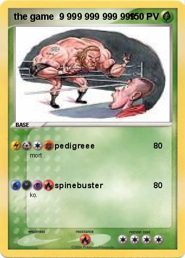 Pokemon the game  9 999 999 999 999