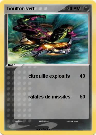 Pokemon bouffon vert