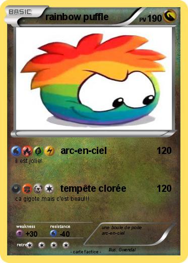 Pokemon rainbow puffle