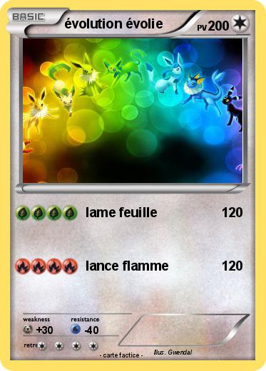 Pokemon évolution évolie