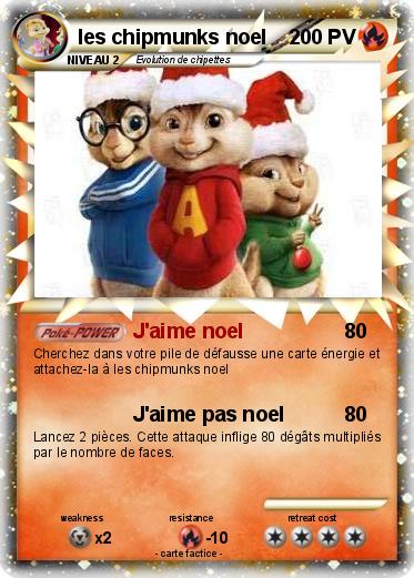 Pokemon les chipmunks noel