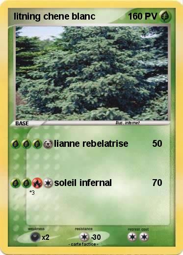 Pokemon litning chene blanc