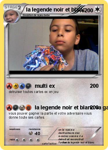 Pokemon la legende noir et blanc