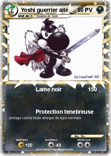 Pokemon Yoshi guerrier ailé