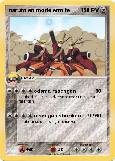 Pokemon naruto en mode ermite