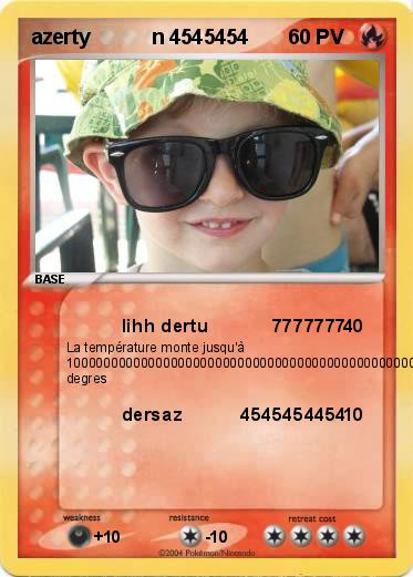 Pokemon azerty           n 4545454