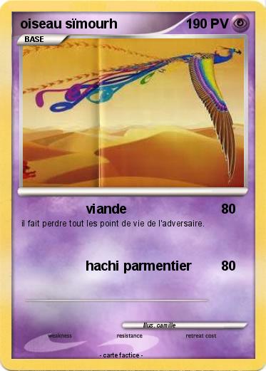 Pokemon oiseau sïmourh