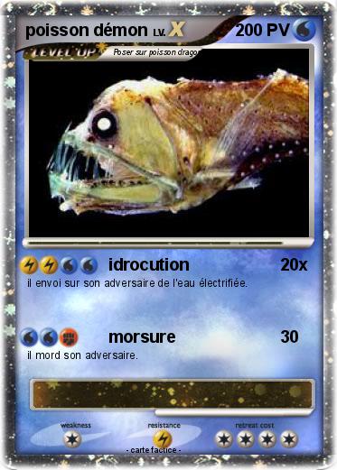 Pokemon poisson démon