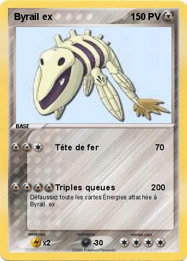 Pokemon Byrail ex