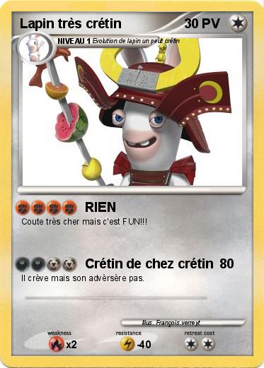Pokemon Lapin très crétin