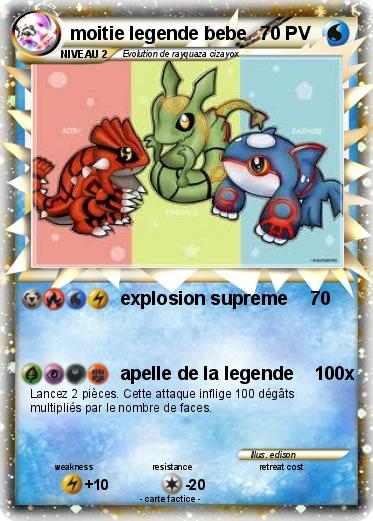 Pokemon moitie legende bebe