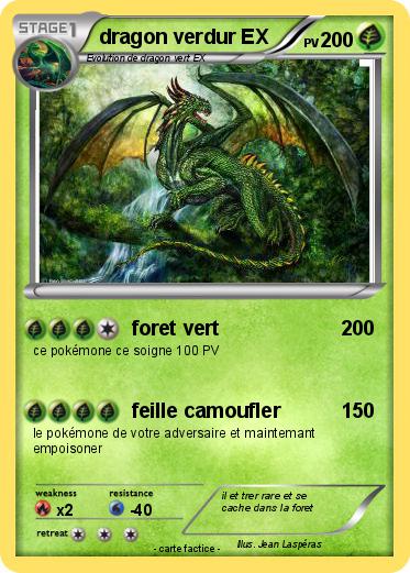 Pokemon dragon verdur EX