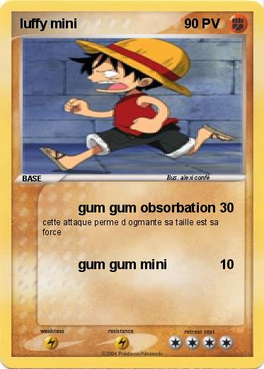 Pokemon luffy mini