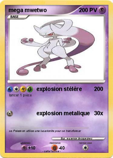 Pokemon mega mwetwo