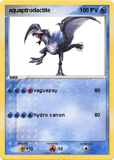 Pokemon aquaptrodactile