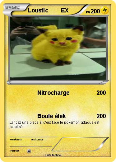 Pokemon Loustic        EX
