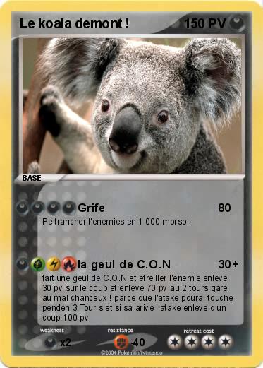 Pokemon Le koala demont !