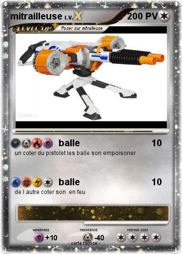 Pokemon mitrailleuse
