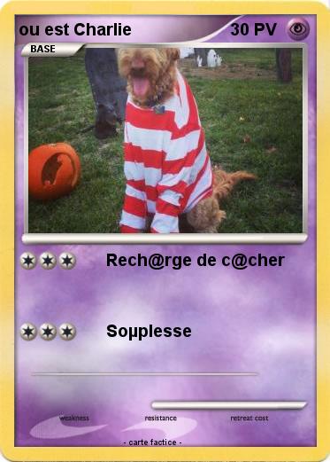 Pokemon ou est Charlie