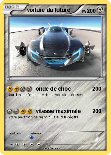 Pokemon voiture du future