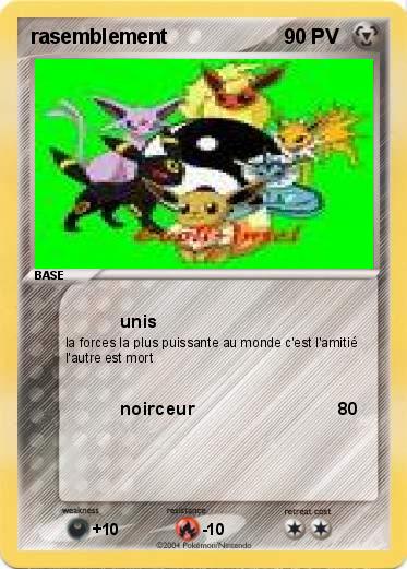 Pokemon rasemblement