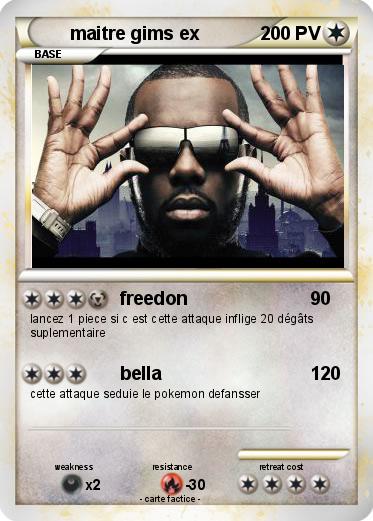Pokemon maitre gims ex