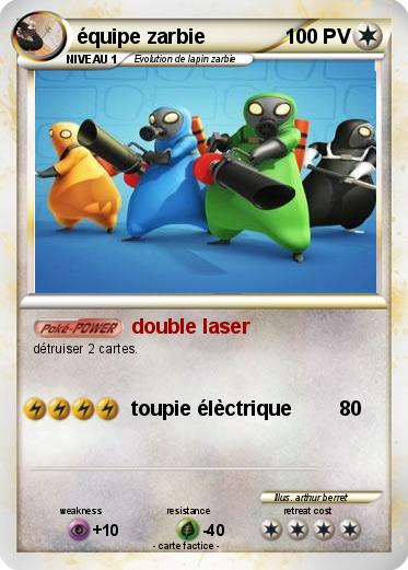 Pokemon équipe zarbie