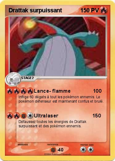 Pokemon Drattak surpuissant
