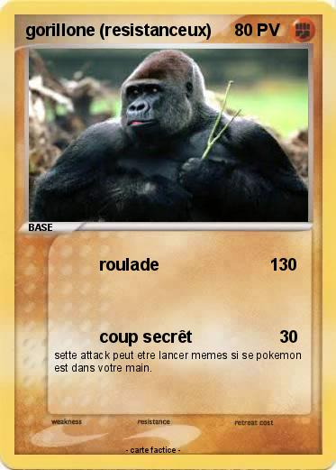 Pokemon gorillone (resistanceux)