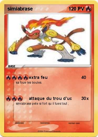 Pokemon simiabrase
