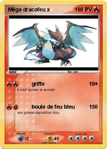 Pokemon Méga dracofeu x