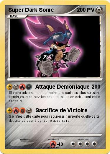 Pokemon Super Dark Sonic