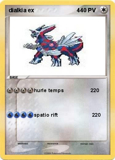 Pokemon dialkia ex                           4
