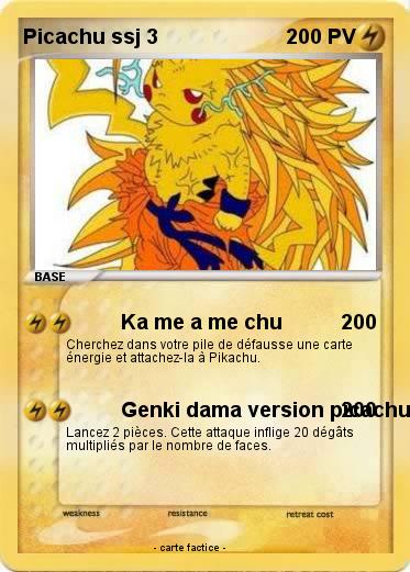 Pokemon Picachu ssj 3