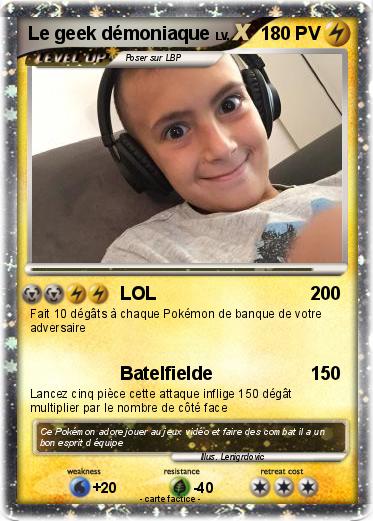 Pokemon Le geek démoniaque
