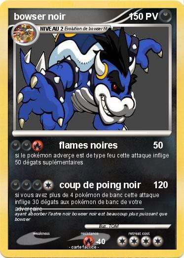 Pokemon bowser noir