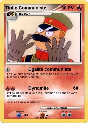Pokemon Tintin Communiste