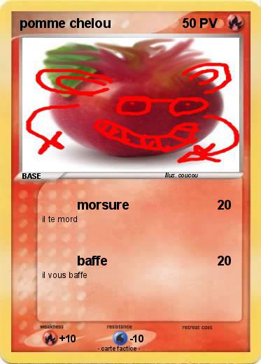 Pokemon pomme chelou