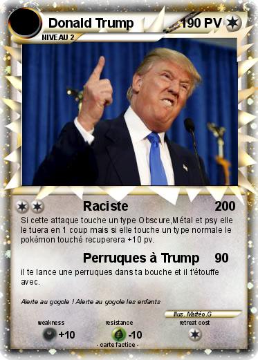 Pokemon Donald Trump