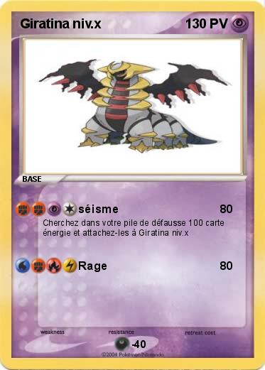 Pokemon Giratina niv.x                                                                                                   