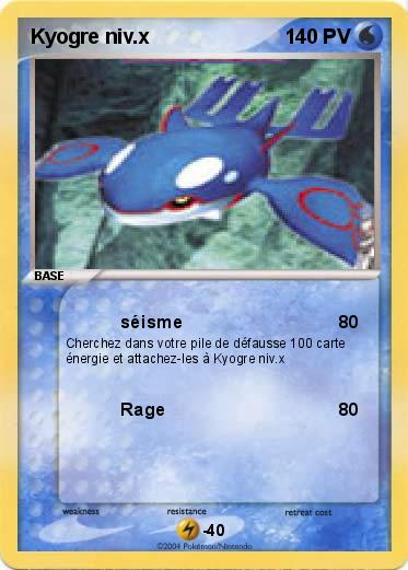 Pokemon Kyogre niv.x                                                                                                    
