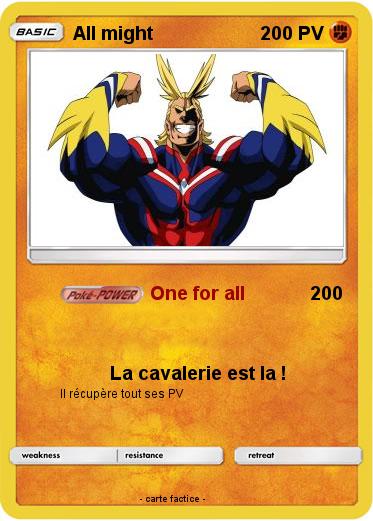 Pokemon All might