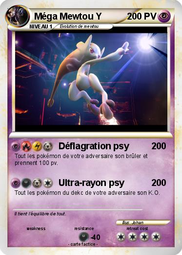 Pokemon Méga Mewtou Y