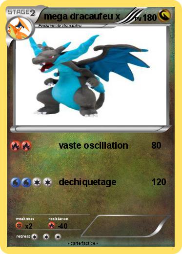 Pokemon mega dracaufeu x