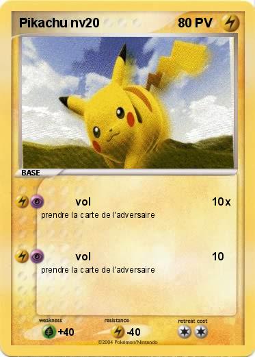 Pokemon Pikachu nv20