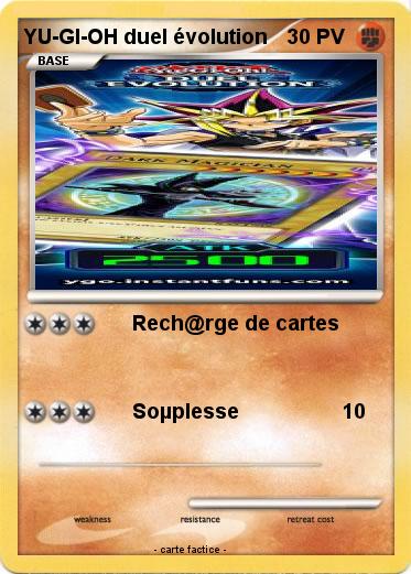 Pokemon YU-GI-OH duel évolution